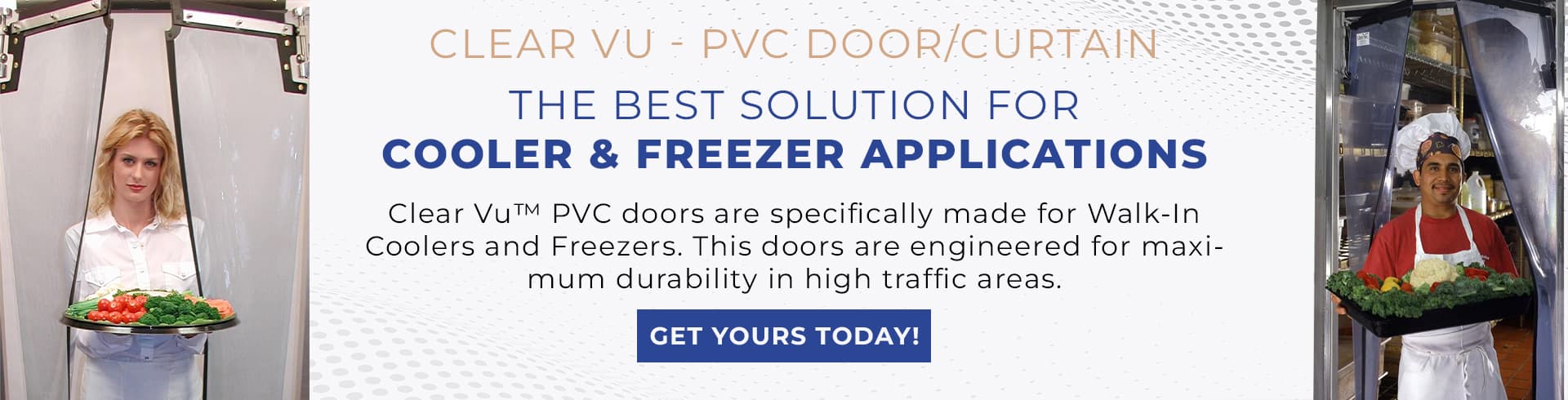 Cleav Vu Vinyl Pvc Strip Doors Slide