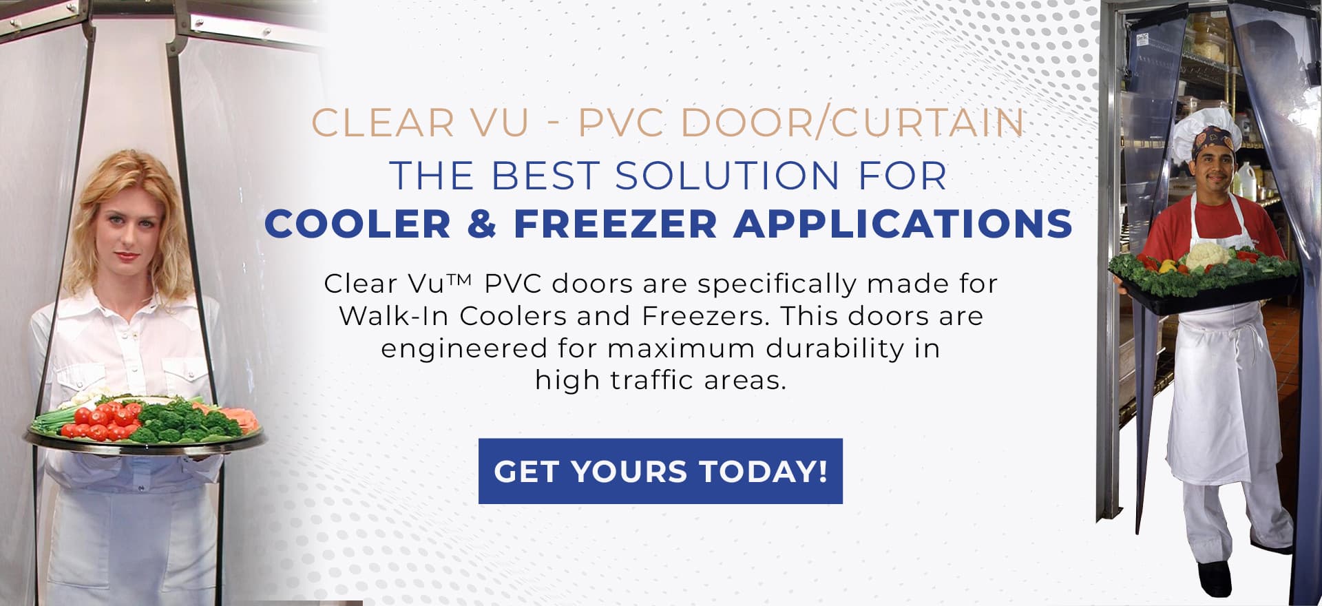 Cleav Vu Vinyl Pvc Strip Doors Slide