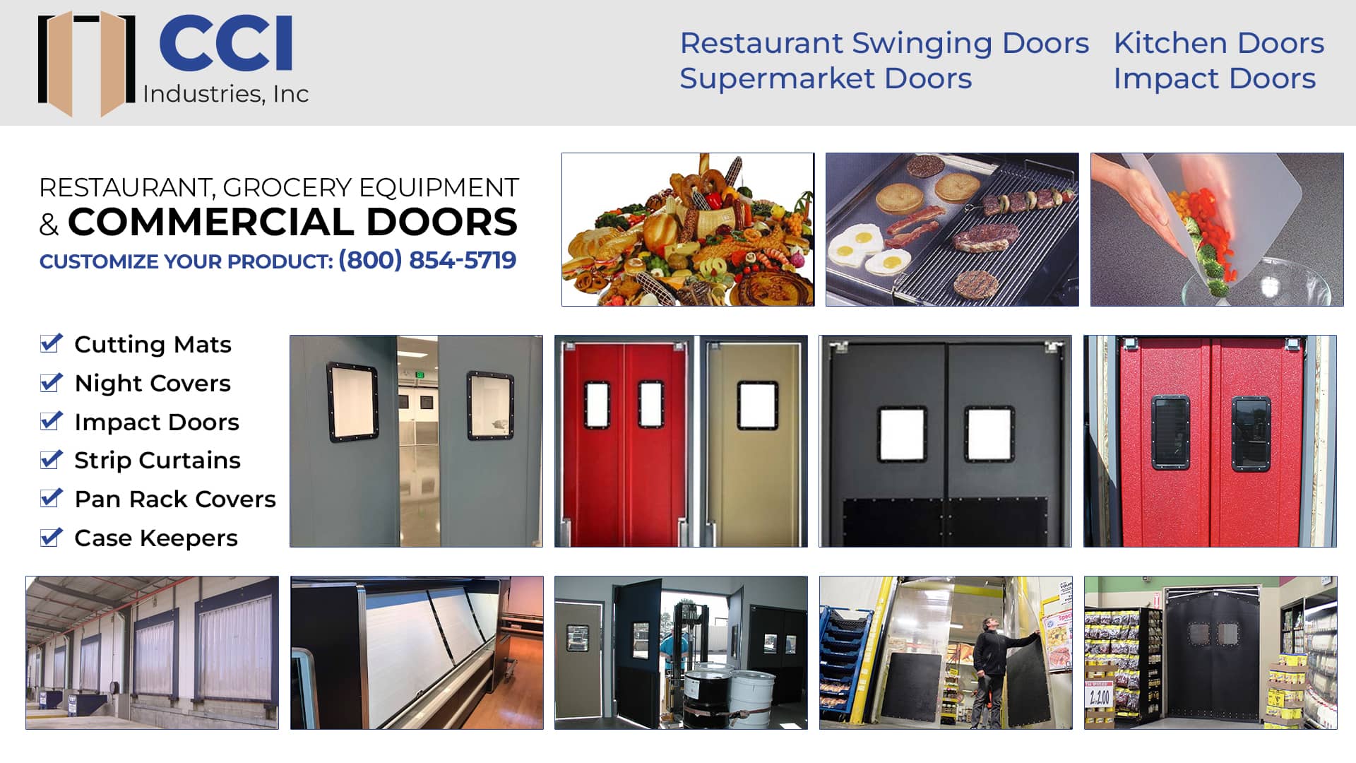 Double Swing Doors - Generation III Traffic Doors - CCI Industries